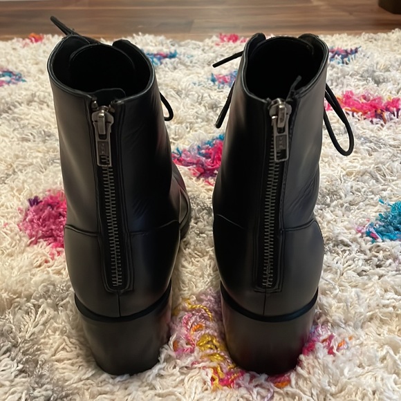 Free People Black Leather Boots - Picture 2 of 4